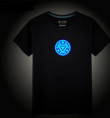 Glow-in-the-Dark Avengers Iron Man T-Shirt (Unisex)