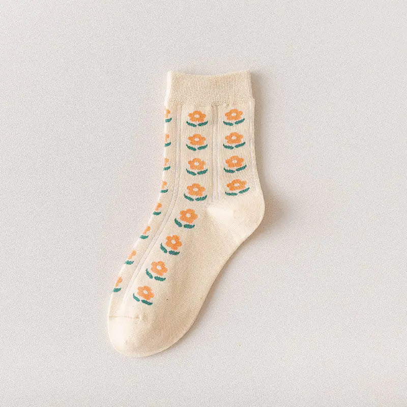 Women's Cartoon Animal Mid-Calf Warm Socks