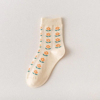 Women's Cartoon Animal Mid-Calf Warm Socks