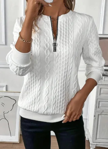 Iry™ Elegant Women's V-Neck Long Sleeve Top (One Piece)