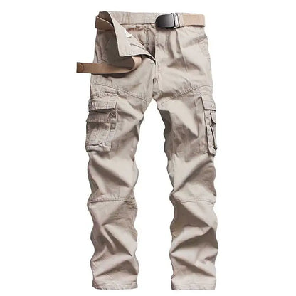 Men's Multi-Pocket Washed Overalls