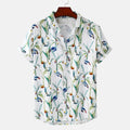 Men's Short Sleeve Casual Button Shirt