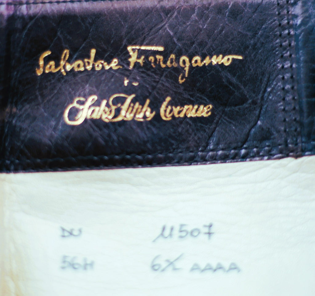 Salvatore Ferragamo For Saks Fifth Avenue Size 6..5 Women’s Tall Brown Zip Boots