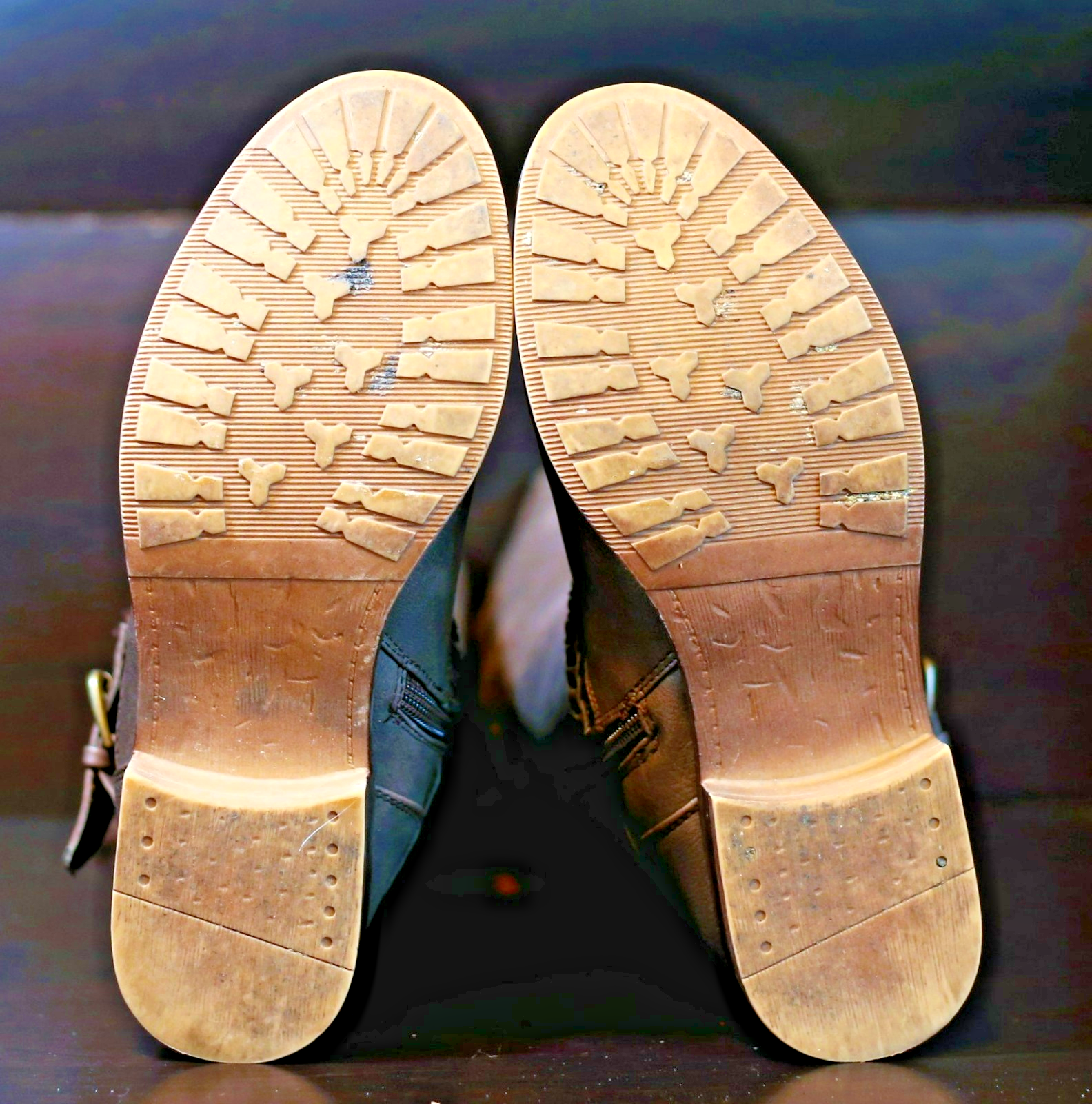 Xoxo Boots Womens 7.5 M Mannie Tall Riding Gray Faux Leather Zipper Buckle