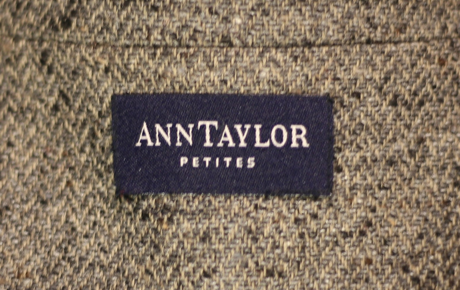 Ann Taylor Wool Jacket Women's Charcoal Gray Collared Full Zip