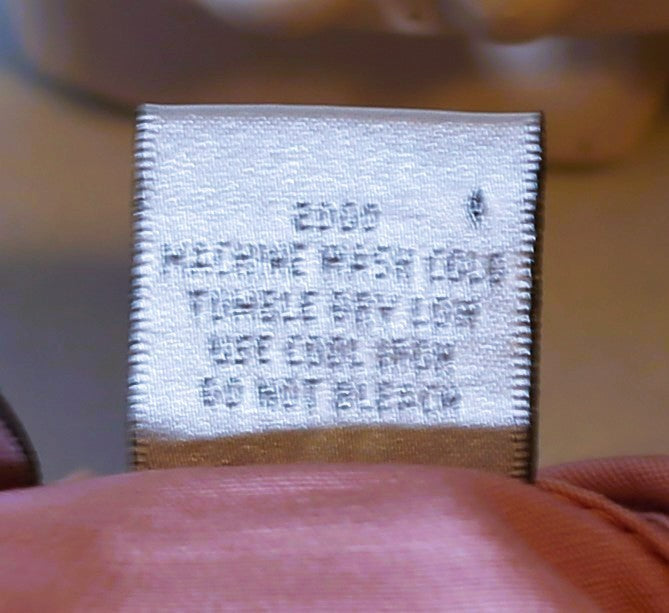 Vintage Spiegel Blazer Jacket Women Pink Cotton Stretch Ruffle Notch Collar