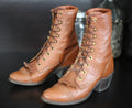 Vintage Women's Capezio Boots Kiltie Cap Toe Lace Up Boots - 5.5 M