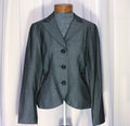 Vintage, ETCETERA Charcoal Gray Jacket Blazer sz 4