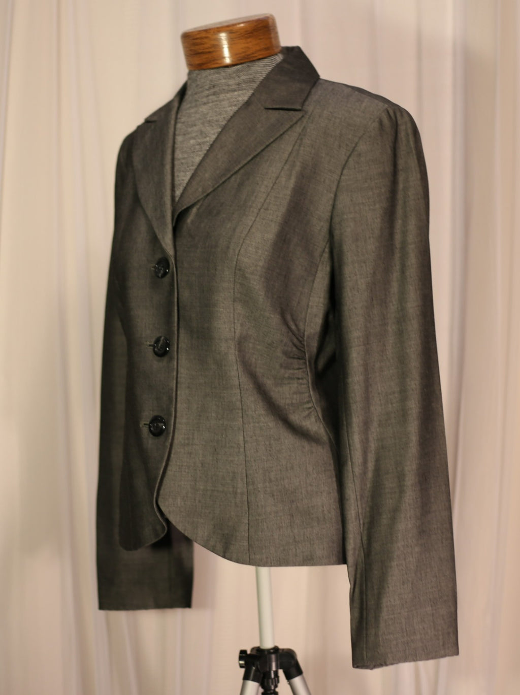 Vintage, ETCETERA Charcoal Gray Jacket Blazer sz 4