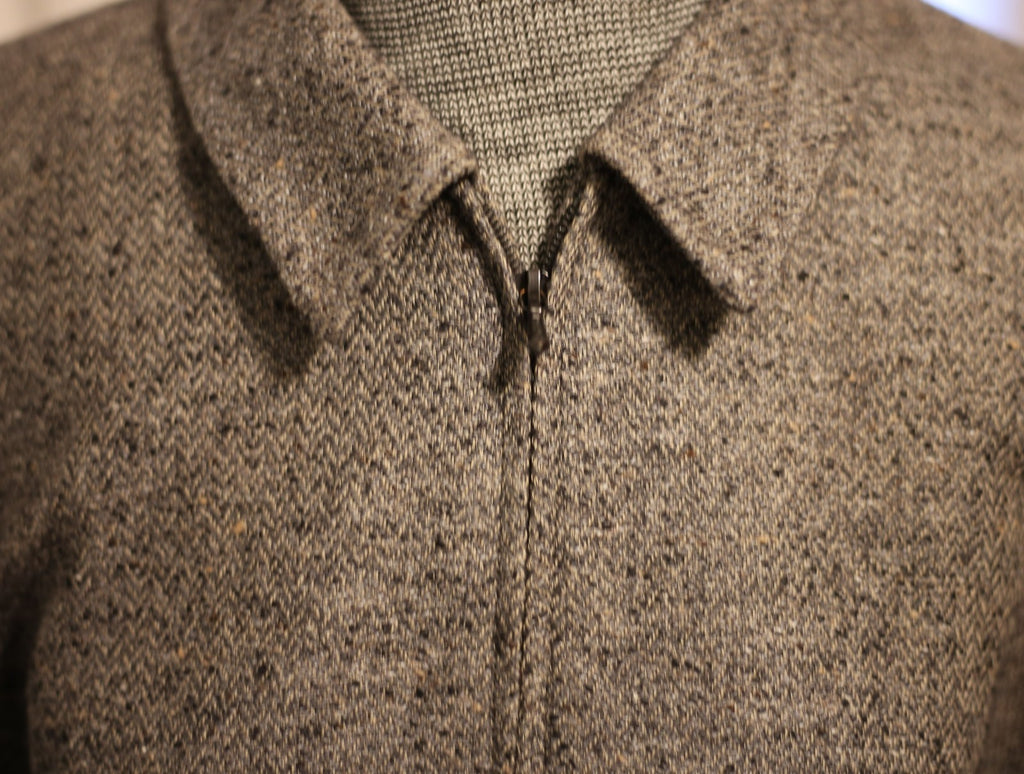 Ann Taylor Wool Jacket Women's Charcoal Gray Collared Full Zip