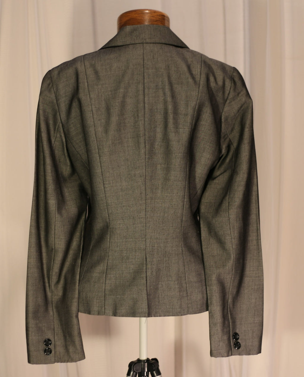 Vintage, ETCETERA Charcoal Gray Jacket Blazer sz 4