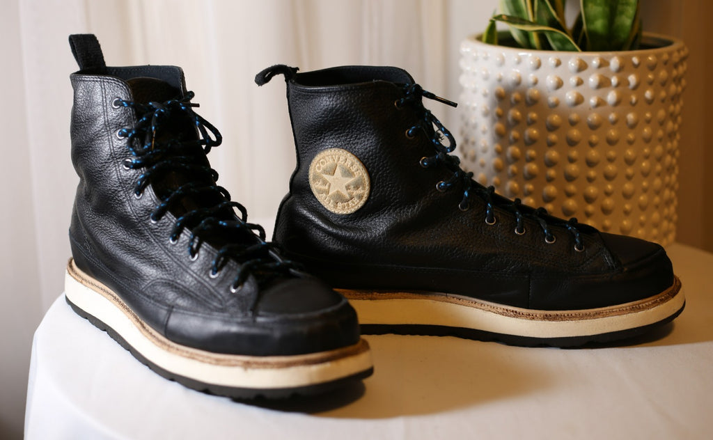 Converse Chuck Taylor Crafted Boot Leather High Men’s Sz 11.5 Black 162355C