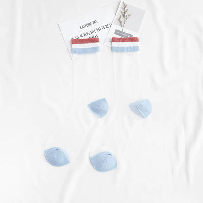 Fashionable Breathable Cotton Tube Socks for Women