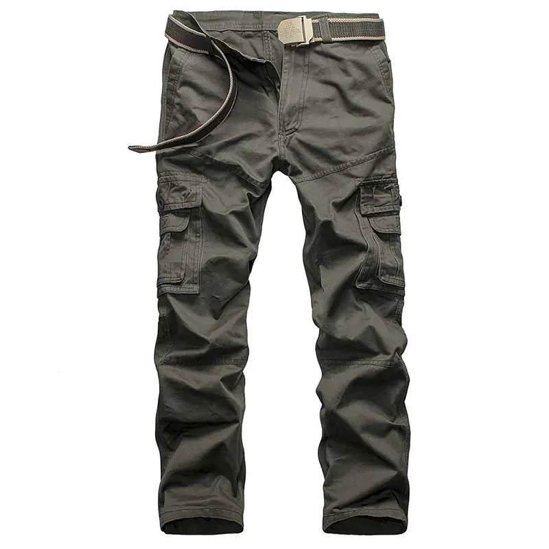 Men's Multi-Pocket Washed Overalls