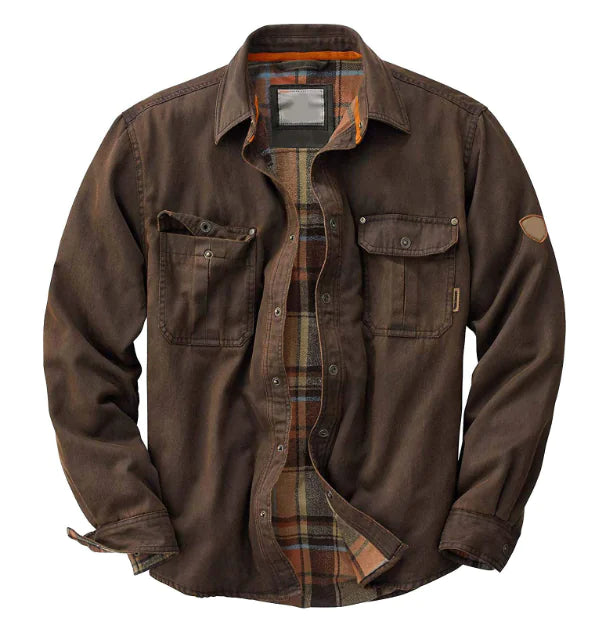 Men's Stand Collar Long Sleeve Padded Jacket