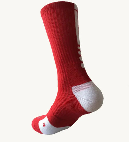 Men's Quick-Dry Elite Sports Socks - Mid-Calf Basketball
