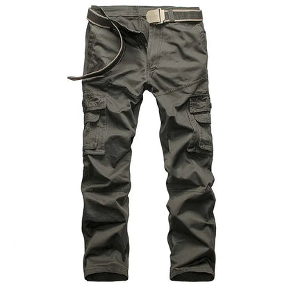 Men's Multi-Pocket Washed Overalls