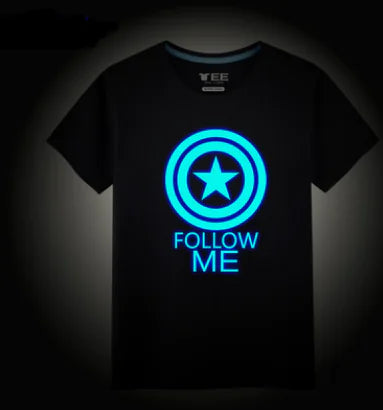 Glow-in-the-Dark Avengers Iron Man T-Shirt (Unisex)