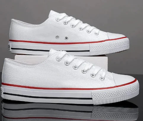 Retro 1970's Style Canvas Sneakers for Casual Wear