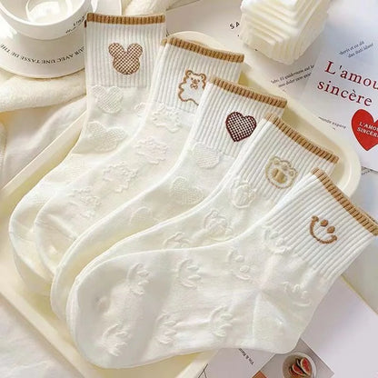 Fashionable Warm Tube Socks for Women in Fall