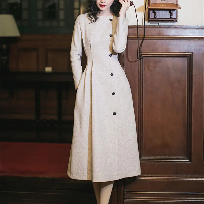 Woolen Dress for Women - Thick Autumn/Winter Style