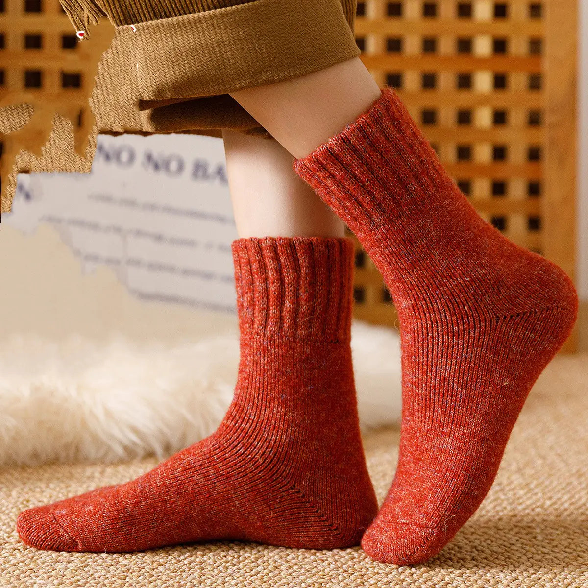 Women's Thick Wool Winter Socks for Warmth