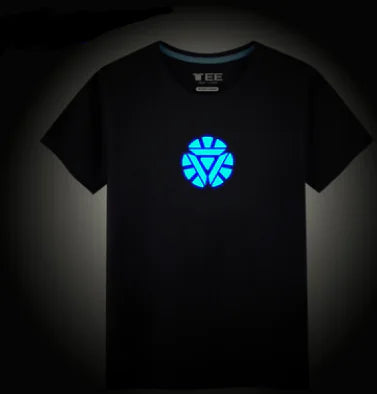 Glow-in-the-Dark Avengers Iron Man T-Shirt (Unisex)