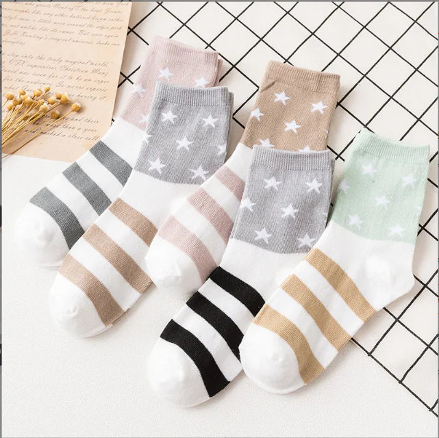 Fashionable Warm Tube Socks for Women in Fall