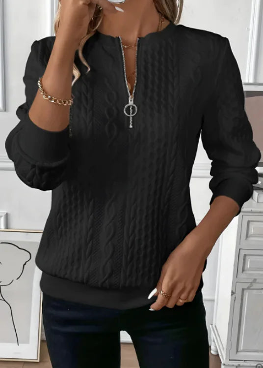 Iry™ Elegant Women's V-Neck Long Sleeve Top (One Piece)