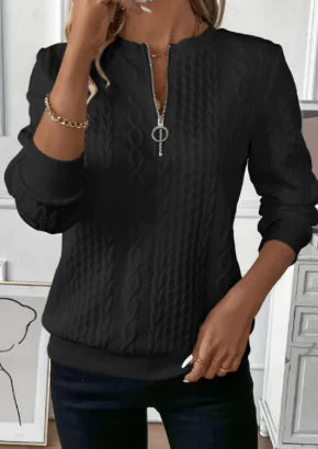 Iry™ Elegant Women's V-Neck Long Sleeve Top (One Piece)