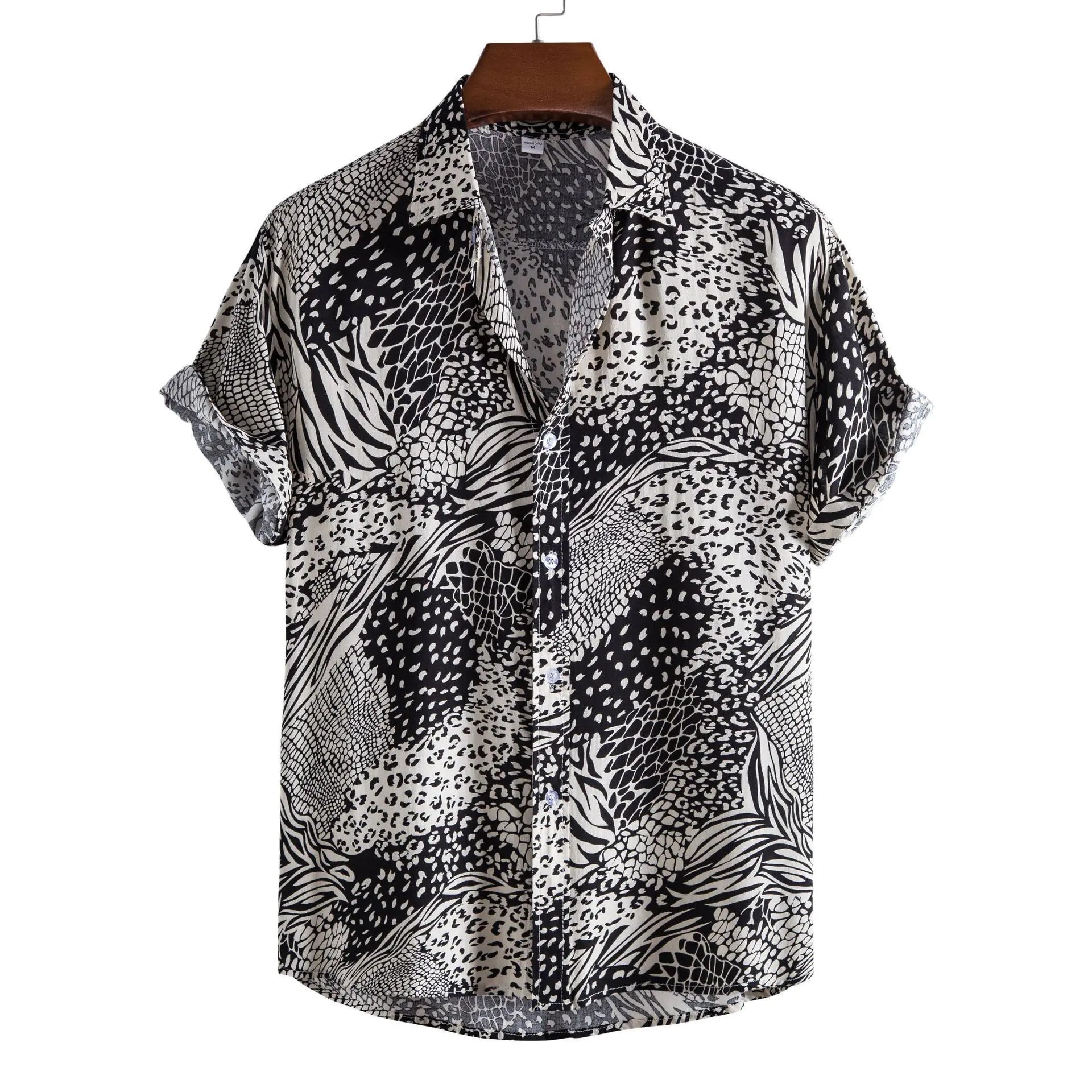 Men's Short Sleeve Casual Button Shirt