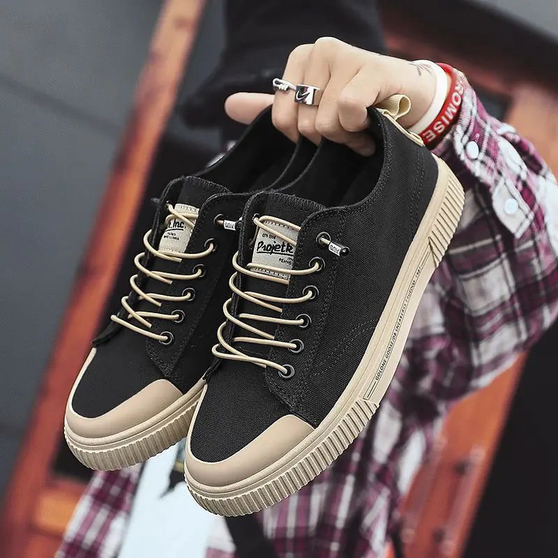 Men's Spring Casual Canvas Sneakers for Trendy Styles