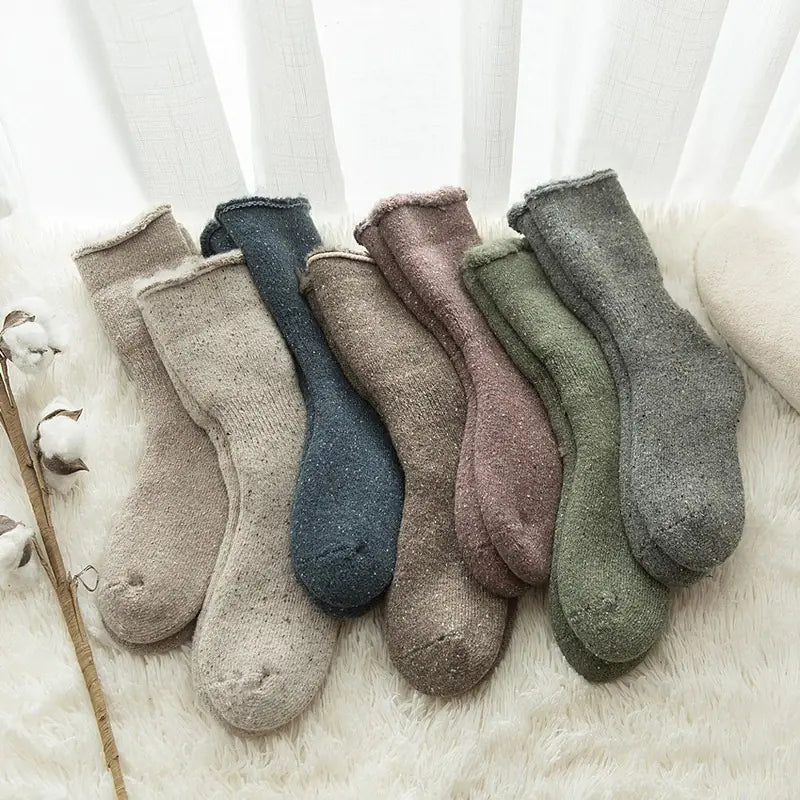 Thickened Fleece Snow Socks for Women