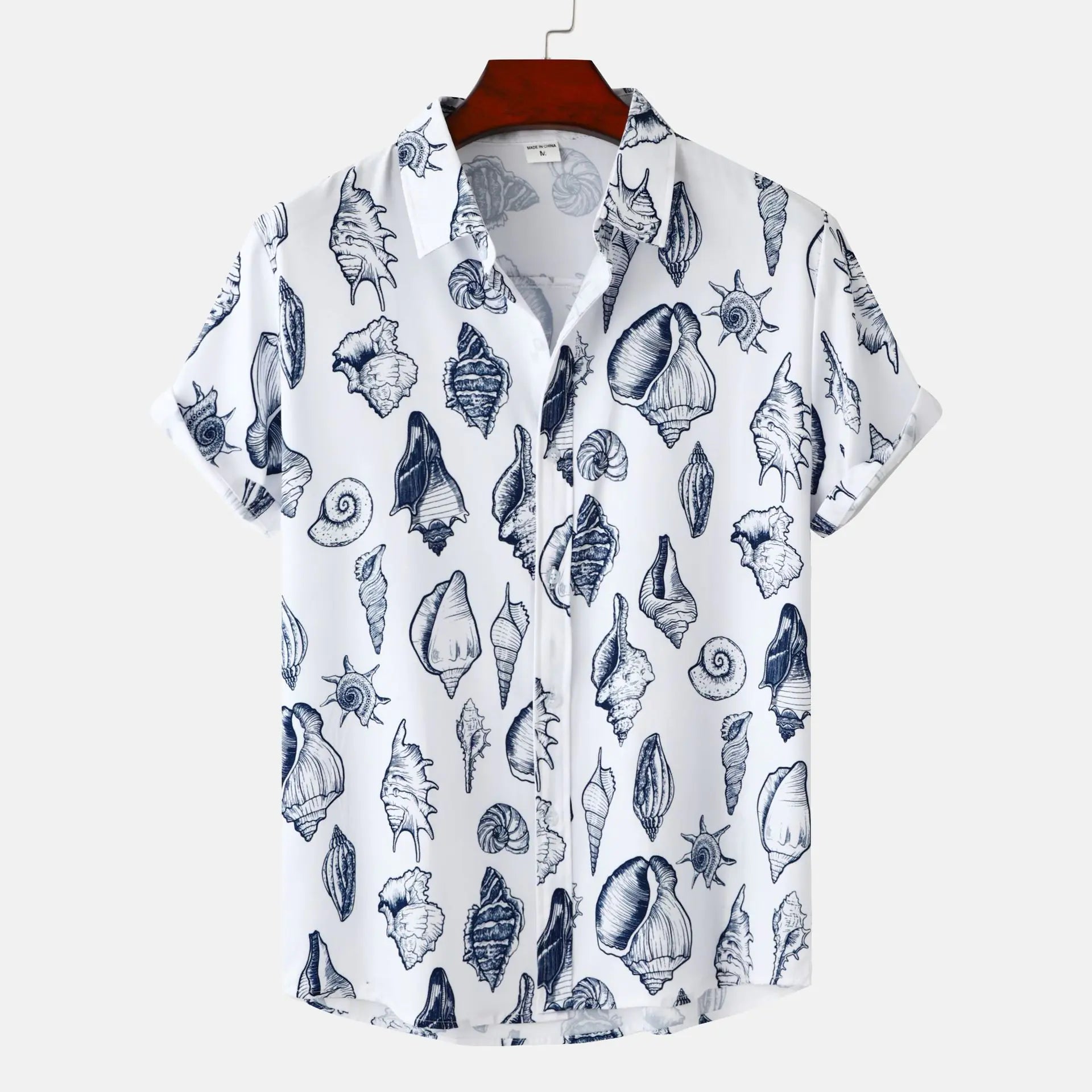 Men's Short Sleeve Casual Button Shirt