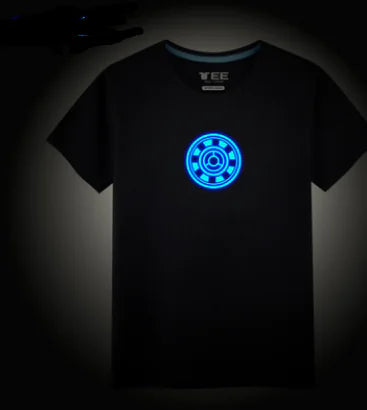 Glow-in-the-Dark Avengers Iron Man T-Shirt (Unisex)
