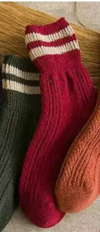 Autumn Winter Thick Cotton Mid-Calf Socks