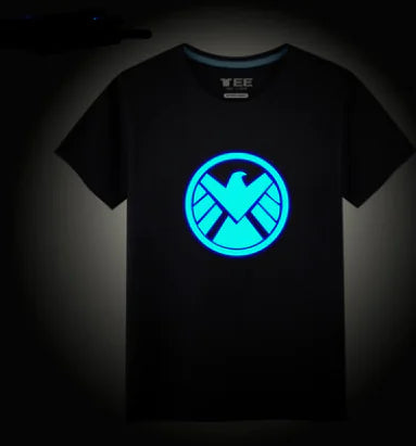 Glow-in-the-Dark Avengers Iron Man T-Shirt (Unisex)
