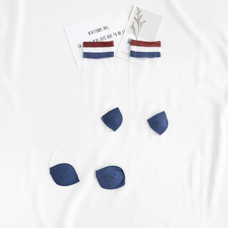 Fashionable Breathable Cotton Tube Socks for Women