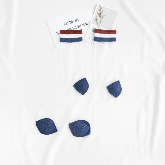 Fashionable Breathable Cotton Tube Socks for Women