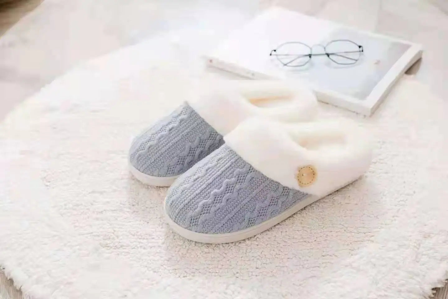Cotton Wool Slippers - European Size Confinement Shoes