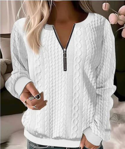 Iry™ Elegant Women's V-Neck Long Sleeve Top (One Piece)