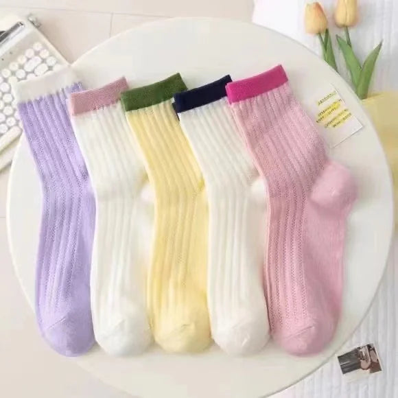 Fashionable Warm Tube Socks for Women in Fall