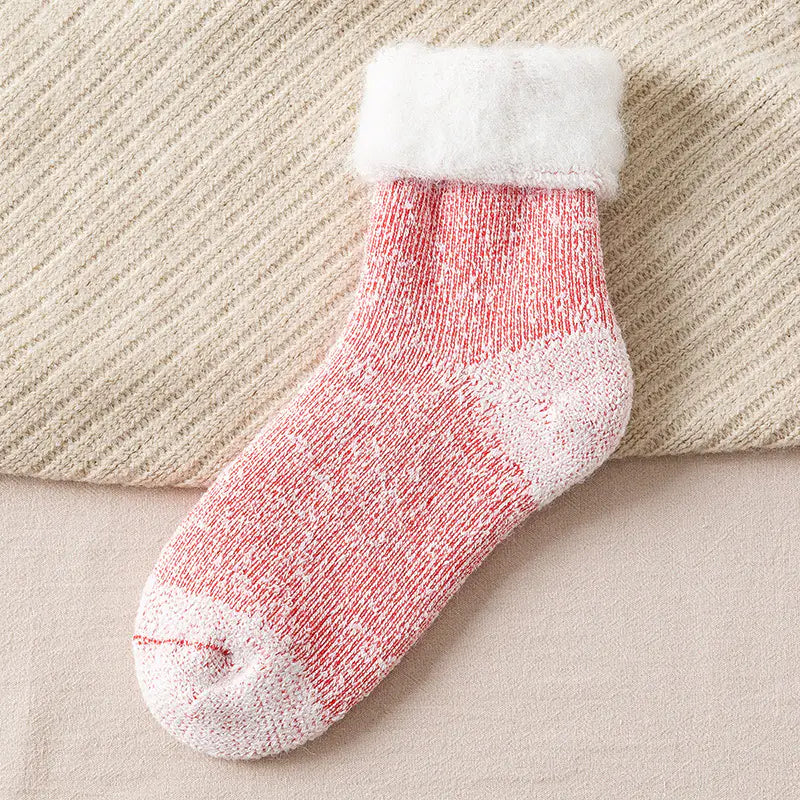 Thickened Fleece Snow Socks for Women