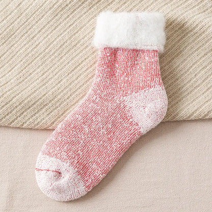 Thickened Fleece Snow Socks for Women