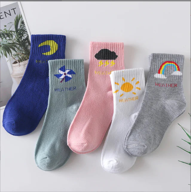 Fashionable Warm Tube Socks for Women in Fall