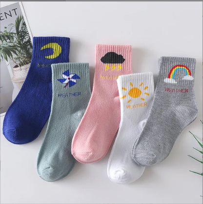 Fashionable Warm Tube Socks for Women in Fall