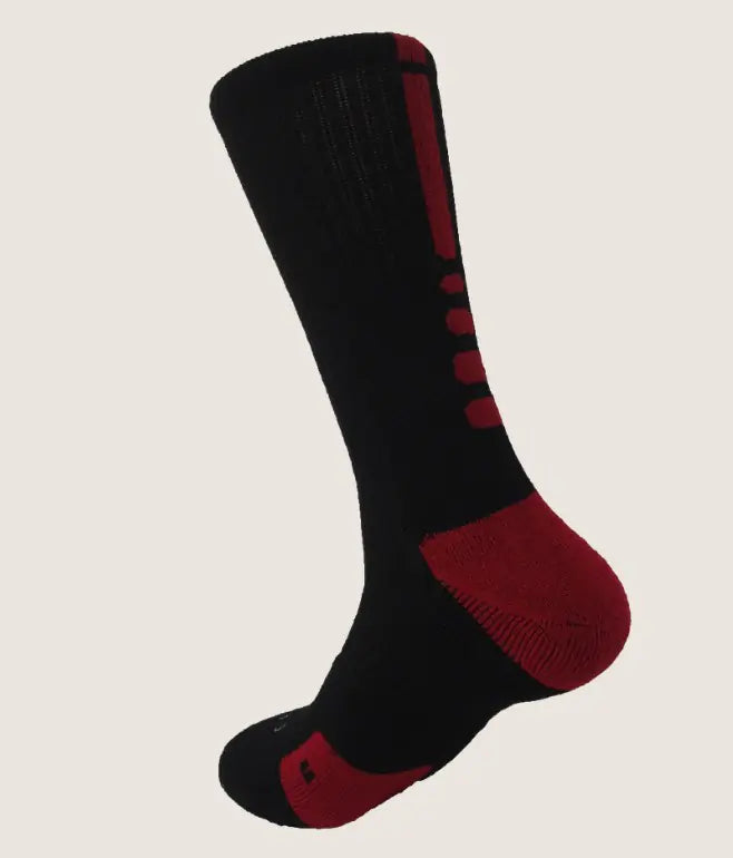 Men's Quick-Dry Elite Sports Socks - Mid-Calf Basketball