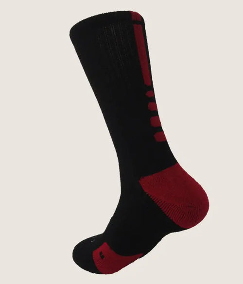 Men's Quick-Dry Elite Sports Socks - Mid-Calf Basketball