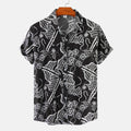 Men's Short Sleeve Casual Button Shirt