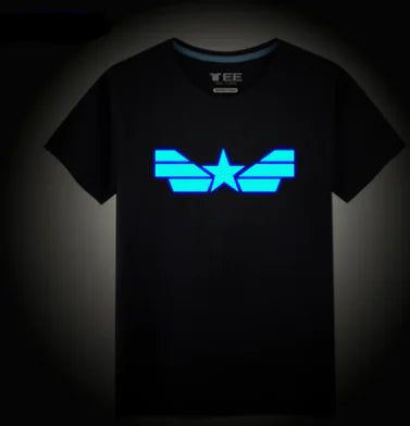 Glow-in-the-Dark Avengers Iron Man T-Shirt (Unisex)